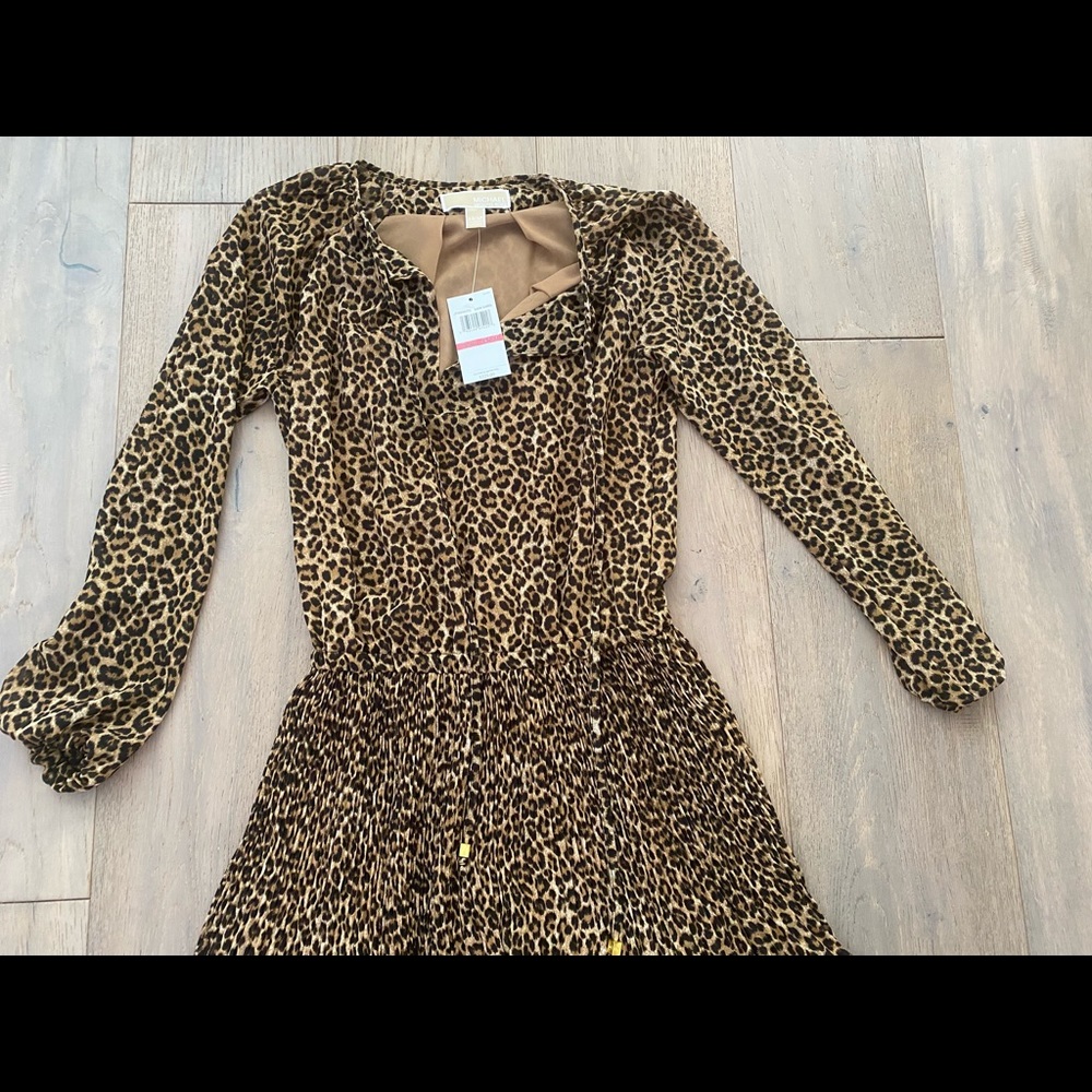 Michael Kors Leopard Dress In XS